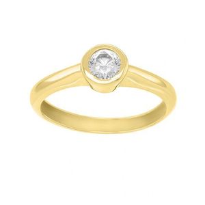 Brilio Pôvabný prsteň zo žltého zlata so zirkónom SR042YAU 48 mm vyobraziť