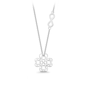 JVD Štýlový strieborný náhrdelník s príveskami SVLN0197SH20042 vyobraziť
