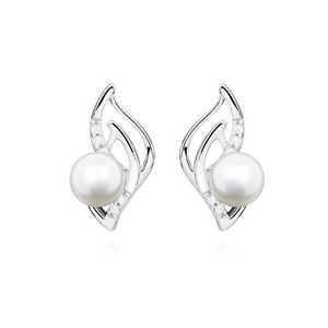 MOISS Elegantné strieborné náušnice s pravými riečnymi perlami EP000161 vyobraziť
