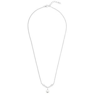 MOISS Nádherný strieborný náhrdelník s perlami a zirkónmi NP000058 vyobraziť