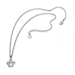 Viceroy Oceľový náhrdelník s pôvabným anjelikom Fashion 90029C01010 vyobraziť
