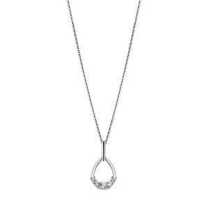 Lotus Silver Pôvabný strieborný náhrdelník so zirkónmi LP3057-1 / 1 (retiazka, prívesok) vyobraziť