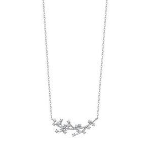 Lotus Silver Trblietavý strieborný náhrdelník s čírymi zirkónmi LP3089-1 / 1 vyobraziť