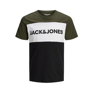 Jack&Jones Pánske tričko JJELOGO Slim Fit 12173968 Forest Night S vyobraziť