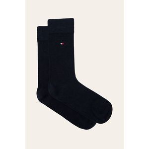 Detské ponožky Tommy Hilfiger (2-pak) tmavomodrá farba vyobraziť