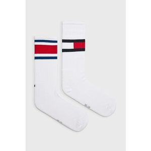 Detské ponožky Tommy Hilfiger (2-pak) biela farba vyobraziť