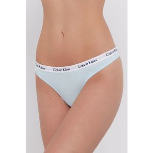 Tangá Calvin Klein Underwear tyrkysová farba vyobraziť