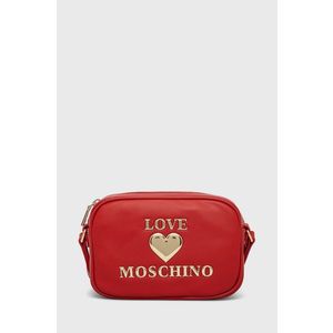 Kabelka Love Moschino červená farba vyobraziť