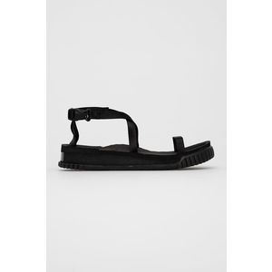 Sandále Shaka dámske, čierna farba, na platforme vyobraziť