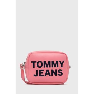 Kabelka Tommy Jeans ružová farba vyobraziť