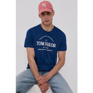 Bavlnené tričko Tom Tailor s potlačou vyobraziť