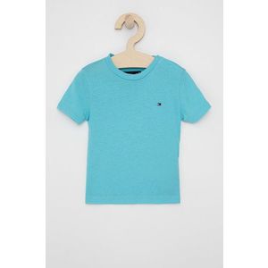 Detské tričko Tommy Hilfiger jednofarebné vyobraziť