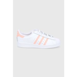 Detské topánky adidas Originals SUPERSTAR I EL GZ2882 biela farba vyobraziť