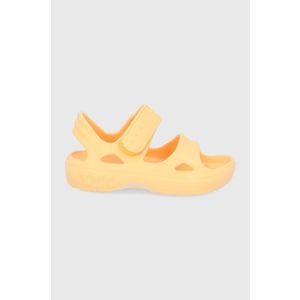 Detské sandále GAP žltá farba vyobraziť