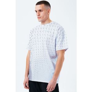 Tričko Hype HEX pánske, biela farba, vzorované vyobraziť