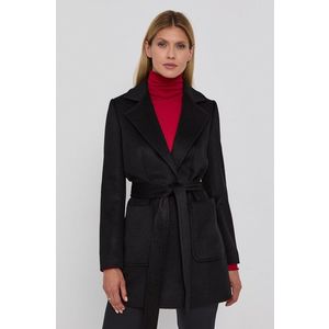 Kabát MAX&Co. dámsky, čierna farba, prechodný, bez zapínania vyobraziť