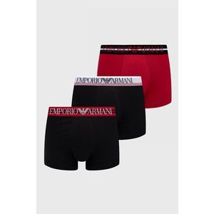 Boxerky Emporio Armani Underwear pánske, čierna farba vyobraziť