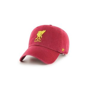 Šiltovka 47brand EPL Liverpool červená farba, s nášivkou vyobraziť