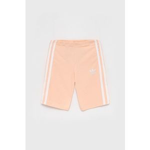 Detské krátke nohavice adidas Originals H37853 ružová farba, jednofarebné vyobraziť