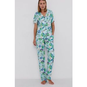 Pyžamo Answear Lab dámska, zelená farba vyobraziť