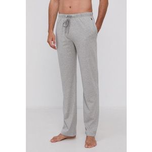 Pyžamové nohavice Polo Ralph Lauren pánske, šedá farba, jednofarebné vyobraziť