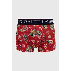 Boxerky Polo Ralph Lauren pánske, červená farba vyobraziť