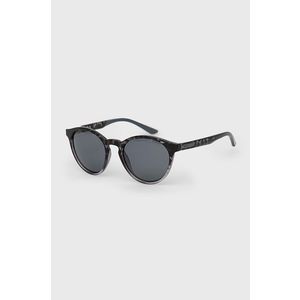 Slnečné okuliare Pepe Jeans Round Vntage pánske, čierna farba vyobraziť