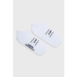Ponožky Levi's 37157.0641-white, biela farba vyobraziť