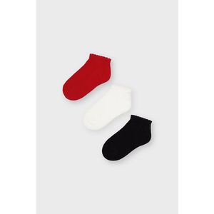 Detské ponožky Mayoral (3-Pack) červená farba vyobraziť