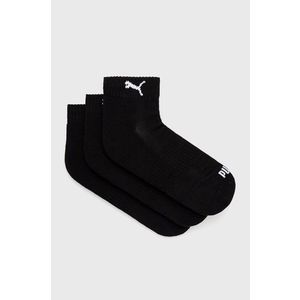 Ponožky Puma 907943. (3-pak) čierna farba vyobraziť