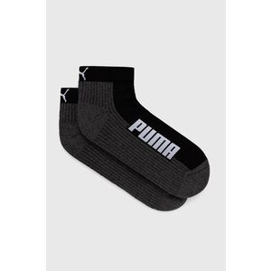 Ponožky Puma (2-pack) 907950 čierna farba vyobraziť
