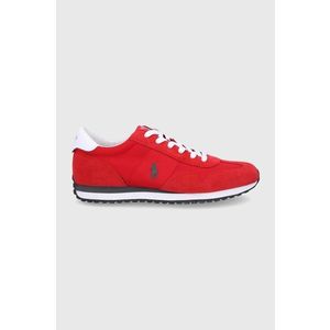 Topánky Polo Ralph Lauren červená farba vyobraziť