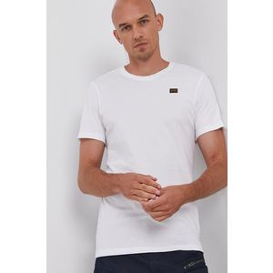 Bavlnené tričko G-Star Raw (2-pack) biela farba, jednofarebné vyobraziť