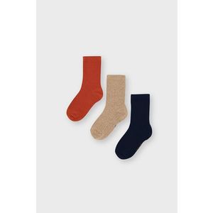 Detské ponožky Mayoral (3-Pack) oranžová farba vyobraziť