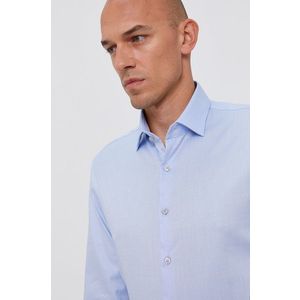 Košeľa Calvin Klein pánska, slim, s klasickým golierom vyobraziť