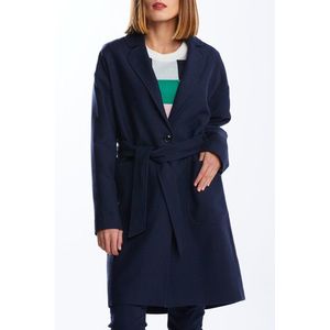 KABÁT GANT D1. FLUID LINEN BLEND BELTED COAT vyobraziť