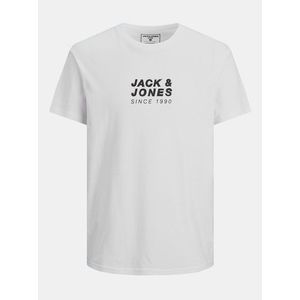 Biele tričko s potlačou na chrbte Jack & Jones Pol vyobraziť