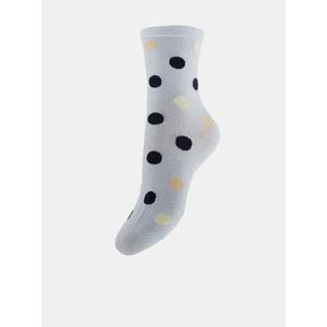 Svetlomodré bodkované ponožky Pieces Lena vyobraziť