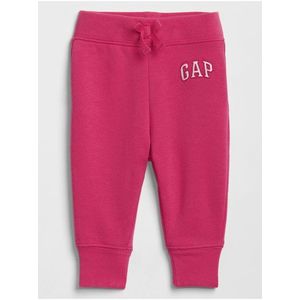 Ružové dievčenské tepláky GAP Logo vyobraziť