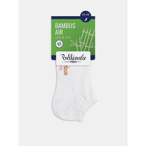 Pánské nízké ponožky BAMBUS AIR IN-SHOE SOCKS - Krátké pánské bambusové ponožky - bílá vyobraziť