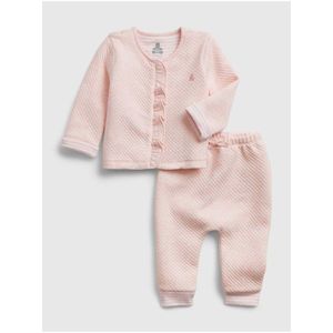 Baby set quilted outfit Ružová vyobraziť