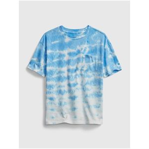 Detské tričko teen organic cotton pocket t-shirt Modrá vyobraziť