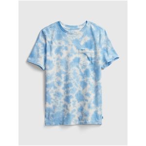 Detské tričko speckled dye Modrá vyobraziť