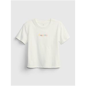 Detské tričko GAP Logo t-shirt Biela vyobraziť