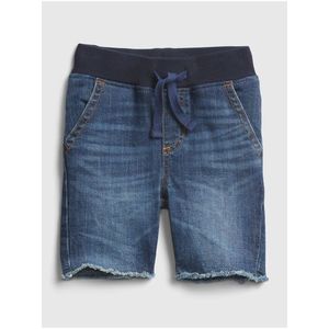 Detské džínsové kraťasy denim pull-on shorts Modrá vyobraziť