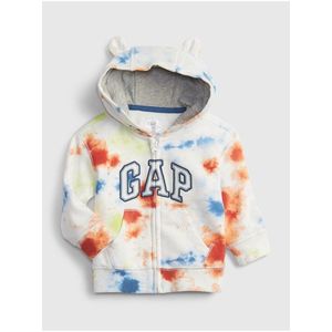Baby mikina GAP Logo tie-dye hoodie Farebná vyobraziť