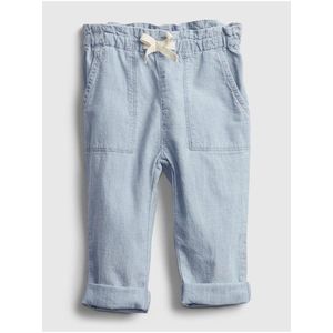 Baby džínsy easy pull-on jeans Modrá vyobraziť