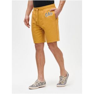 Kraťasy GAP Logo mini arch shorts Žltá vyobraziť