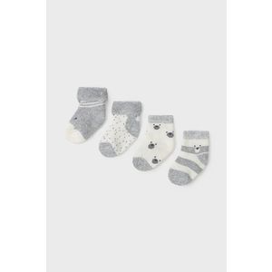 Detské ponožky Mayoral Newborn (4-Pack) šedá farba vyobraziť