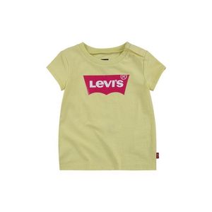 Detské bavlnené tričko Levi's žltá farba vyobraziť